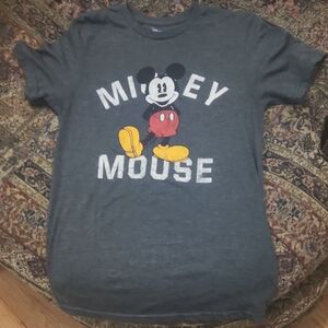 Gray Mickey Mouse T Shirt From Disney